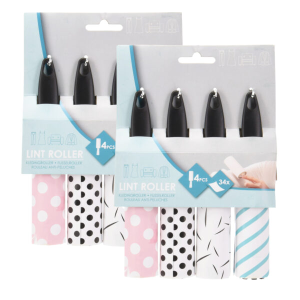 Kledingroller set - 2x - kleefroller - pluizenverwijderaar -